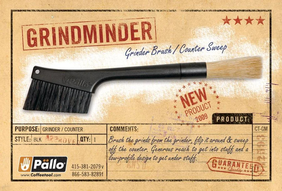 Pallo Grinderminder - Espresso Grinder Brush Combination