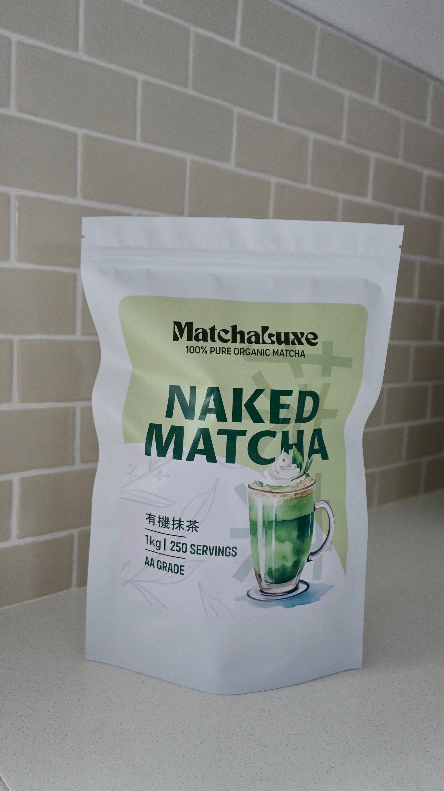 MatchaLuxe Organic Naked Matcha