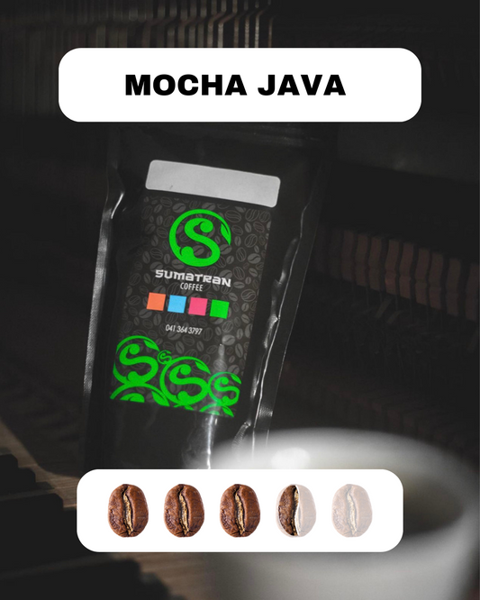 Fresh Mocha Java coffee bag