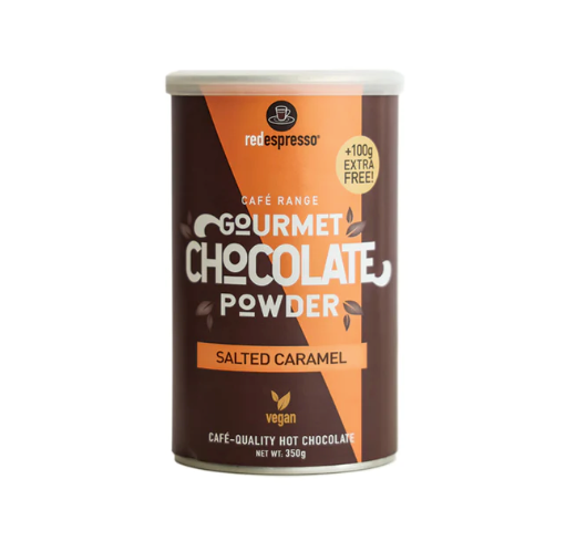 Salted Caramel Hot Chocolate 350g tin – Vegan Friendly